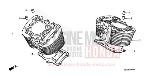 CYLINDRE VT1100C3X de 1999